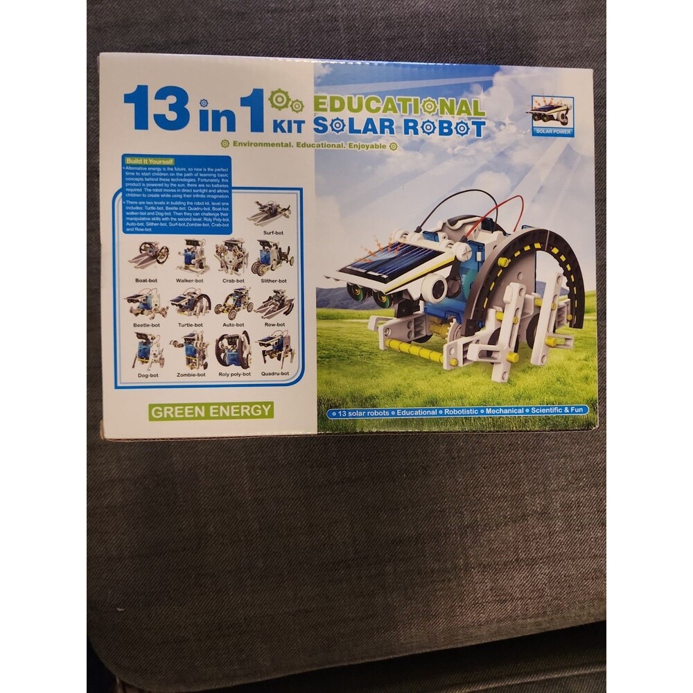 13 In 1 Solar Robot Educational Kit Green Energy *NEW